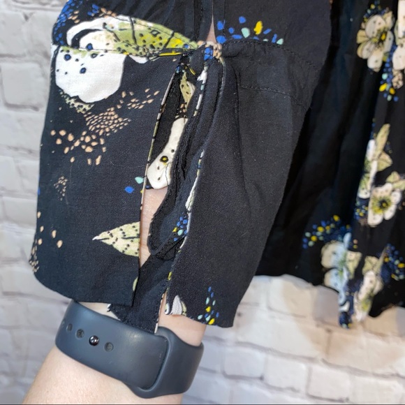 Free People Peplum Tuscan Dreams Floral Top - Picture 5 of 9